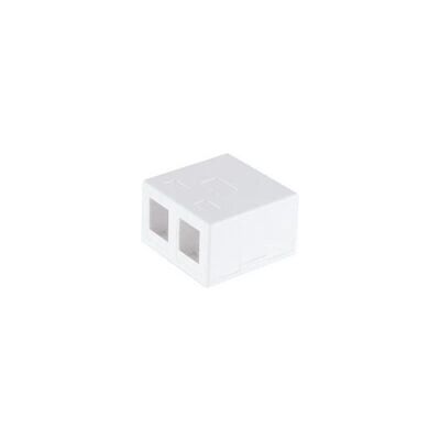 Caja de conexión Shiverpeaks BS08-10116 - Keystone, 2 vías, Blanco Caja de conexión Shiverpeaks BS08-10116 - Keystone, 2 vías, Blanco