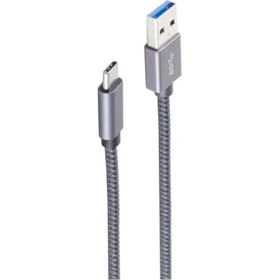 Cable USB C Shiverpeaks - 1.5m - Gris - USB 3.2 Gen 2 Cable USB C Shiverpeaks - 1.5m - Gris - USB 3.2 Gen 2