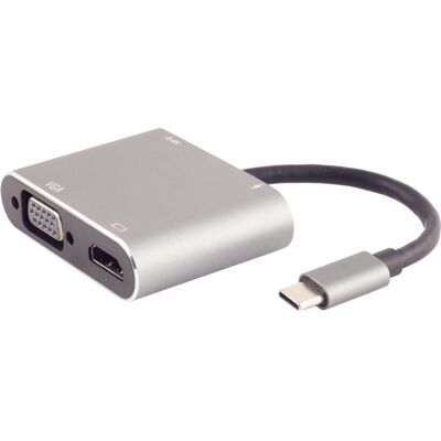 Shiverpeaks -BASIC-S--Station d'accueil multiport USB-C - Dock pour ordinateur portable - Publicité Shiverpeaks -BASIC-S--Station d'accueil multiport USB-C - Dock pour ordinateur portable - Publicité
