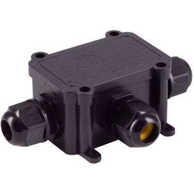 Shiverpeaks BS08-01051 Schwarze Kunststoff IP68 Elektrische Verbindungsbox - Electrical Junction Box Shiverpeaks BS08-01051 Schwarze Kunststoff IP68 Elektrische Verbindungsbox - Electrical Junction Box