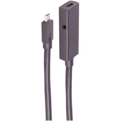 Shiverpeaks USB-C Verlängerungskabel - 4m - Schwarz Shiverpeaks USB-C Verlängerungskabel - 4m - Schwarz