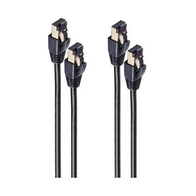 Shiverpeaks BS08-41015-2 Netzwerkkabel - Schwarz - 0,5 m - Cat8.1 Shiverpeaks BS08-41015-2 Netzwerkkabel - Schwarz - 0,5 m - Cat8.1