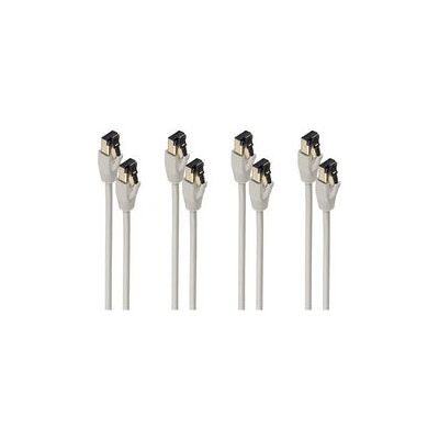 Shiverpeaks BS08-41010-4 Netzwerkkabel - 0,5m, Grau, Cat8.1, F/FTP Shiverpeaks BS08-41010-4 Netzwerkkabel - 0,5m, Grau, Cat8.1, F/FTP