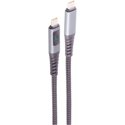 Cable USB S/Conn BS14-59035 - 2m USB C - Negro, Gris Cable USB S/Conn BS14-59035 - 2m USB C - Negro, Gris