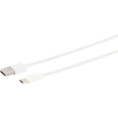 S/CONN S/CONN USB Kabel - USB 2.0 - 1m - Weiß S/CONN S/CONN USB Kabel - USB 2.0 - 1m - Weiß