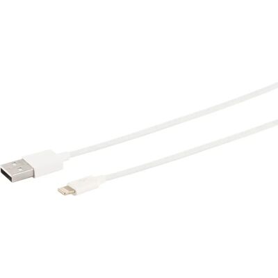 S/CONN Lightning USB Kabel - 2 m - Weiß - Produkttyp S/CONN Lightning USB Kabel - 2 m - Weiß - Produkttyp