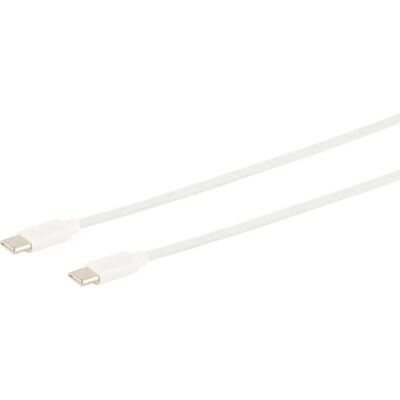 S/CONN 14-12051 USB-Kabel - USB 2.0 - 1m - USB-C - Weiß S/CONN 14-12051 USB-Kabel - USB 2.0 - 1m - USB-C - Weiß