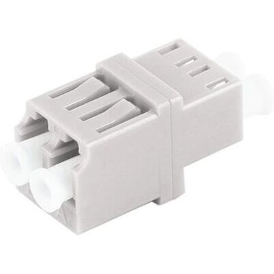 Adaptateur de fibre optique S/CONN - LC-LC Duplex Beige - Publicité Adaptateur de fibre optique S/CONN - LC-LC Duplex Beige - Publicité