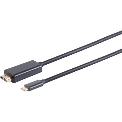 S-Impuls USB-C HDMI-A Genderwandler - 1,8m S-Impuls USB-C HDMI-A Genderwandler - 1,8m