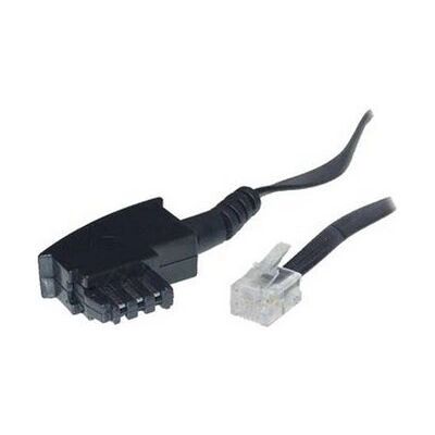 S-Conn 6m TAE F - RJ11 - Schwarz S-Conn 6m TAE F - RJ11 - Schwarz