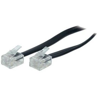 S-Conn 3M RJ11 - Telefonkabel - Schwarz S-Conn 3M RJ11 - Telefonkabel - Schwarz
