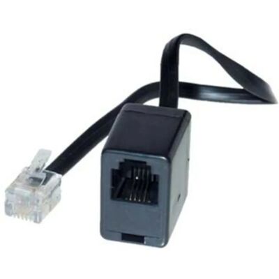 S-Conn 70226 - Schwarzes 6m RJ11 Telefonkabel S-Conn 70226 - Schwarzes 6m RJ11 Telefonkabel