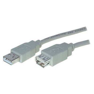 S-CONN 5m USB 2.0 A Kabel - Grau S-CONN 5m USB 2.0 A Kabel - Grau