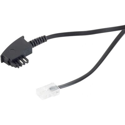S-Conn 70002-3 Câble Téléphone - 3m Noir S-Conn 70002-3 Câble Téléphone - 3m Noir