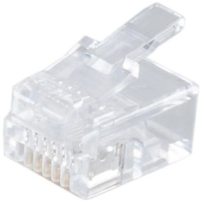 Shiverpeaks BS72050-R100 Drahtverbinder - RJ-12 Weiß Shiverpeaks BS72050-R100 Drahtverbinder - RJ-12 Weiß
