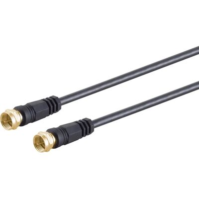 S/CONN - 80093-G-128CP-S - 2.5 m - Noir - Câble coaxial S/CONN - 80093-G-128CP-S - 2.5 m - Noir - Câble coaxial