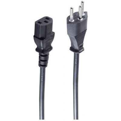 Câble d'alimentation Shiverpeaks Bsch60006-S - Suisse, 1,8 m, Noir, Coupleur C13 - Publicité Câble d'alimentation Shiverpeaks Bsch60006-S - Suisse, 1,8 m, Noir, Coupleur C13 - Publicité