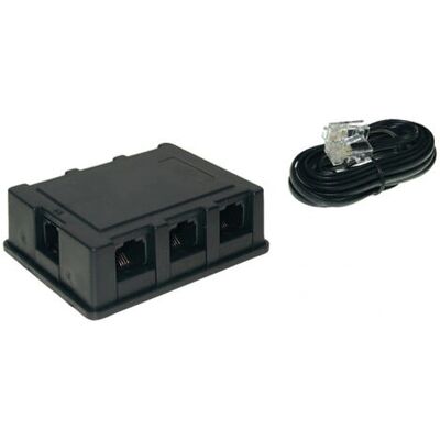 Shiverpeaks BS71400-6SET Telephone Splitter - 6-port RJ-45 F Shiverpeaks BS71400-6SET Telephone Splitter - 6-port RJ-45 F