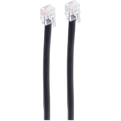 Shiverpeaks BS70095-6/6 Telefonkabel - 15m Schwarz RJ-12 Stecker männlich-zu-männlich Shiverpeaks BS70095-6/6 Telefonkabel - 15m Schwarz RJ-12 Stecker männlich-zu-männlich
