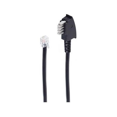 Câble Téléphonique Shiverpeaks BS70163 - 3M Noir Câble Téléphonique Shiverpeaks BS70163 - 3M Noir