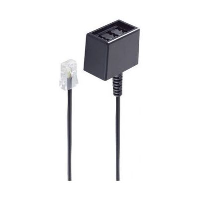 Shiverpeaks BS71283-8 3m Telefonkabel - RJ45 TAE NFN Schwarz Shiverpeaks BS71283-8 3m Telefonkabel - RJ45 TAE NFN Schwarz