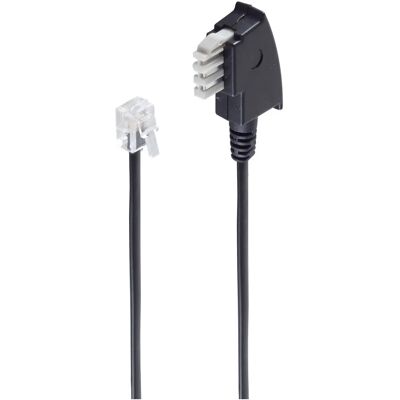 Shiverpeaks BS70120-6/2 Telefonkabel - 10m Schwarz Shiverpeaks BS70120-6/2 Telefonkabel - 10m Schwarz