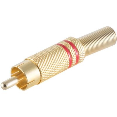 Connecteur de câble RCA or Shiverpeaks BS52020-R Connecteur de câble RCA or Shiverpeaks BS52020-R