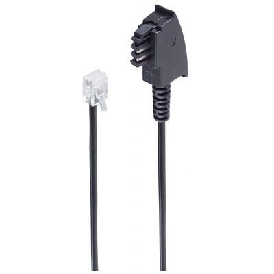 Shiverpeaks BS70000-3 Telefonkabel - 3m Schwarz Shiverpeaks BS70000-3 Telefonkabel - 3m Schwarz