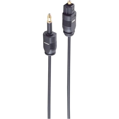 Câble en fibre optique Shiverpeaks BS69012-3.0 - 3m, TOSLINK, Noir - Publicité Câble en fibre optique Shiverpeaks BS69012-3.0 - 3m, TOSLINK, Noir - Publicité