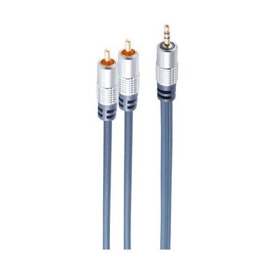 S/Conn SP30832-5 Stereo-Audiokabel - 5 m, Blau, Goldbeschichtet S/Conn SP30832-5 Stereo-Audiokabel - 5 m, Blau, Goldbeschichtet