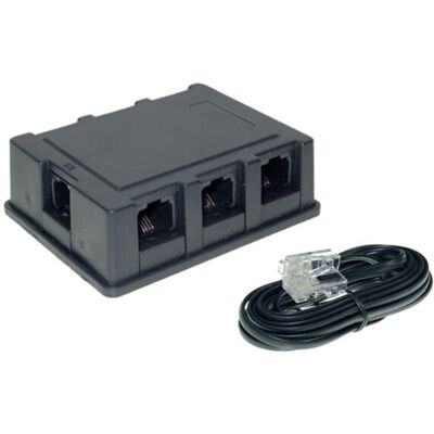 S-Conn 71400-6set Divisor de red - Negro S-Conn 71400-6set Divisor de red - Negro