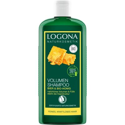 Shampoing volume bio avec bière et miel LOGONA - Soin capillaire Shampoing volume bio avec bière et miel LOGONA - Soin capillaire