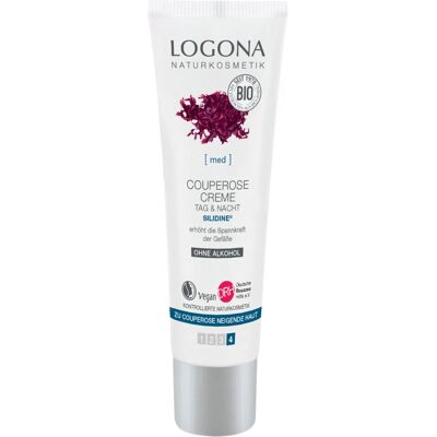 LOGONA Crème Couperose Jour et Nuit - Crème visage pour peau sensible LOGONA Crème Couperose Jour et Nuit - Crème visage pour peau sensible