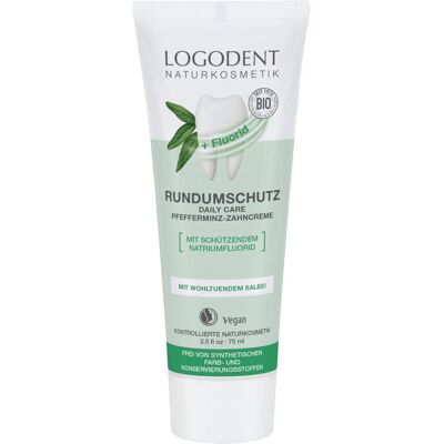 Logona Zahnpasta - Bio Minz Fluorid - Vollschutz - 120g Logona Zahnpasta - Bio Minz Fluorid - Vollschutz - 120g