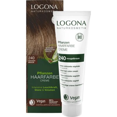 Crème de Coloration Capillaire Logona - Quatrième Noisette - Cosmétique Bio et Vegan - Publicité Crème de Coloration Capillaire Logona - Quatrième Noisette - Cosmétique Bio et Vegan - Publicité