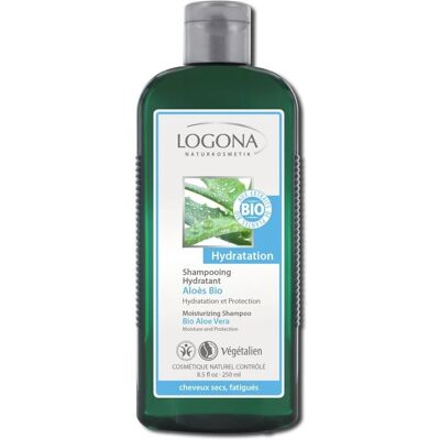 Champú hidratante vegano y orgánico de aloe vera - Cuidado capilar Champú hidratante vegano y orgánico de aloe vera - Cuidado capilar