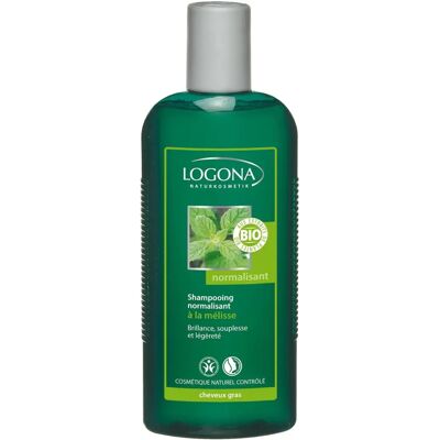 Logona Bio Zitronenmelisse Normalisierendes Shampoo - Shampoo für fettiges/gereiztes scalp Logona Bio Zitronenmelisse Normalisierendes Shampoo - Shampoo für fettiges/gereiztes scalp