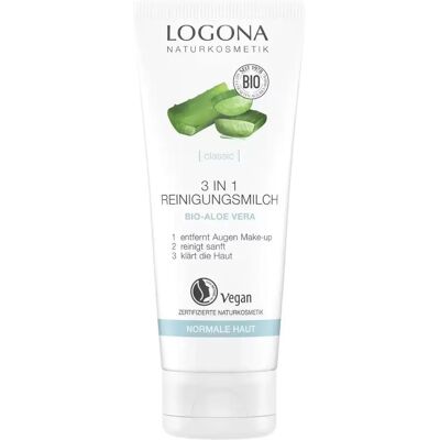Logona Bio Aloe Vera 3-in-1 Reinigungslait Logona Bio Aloe Vera 3-in-1 Reinigungslait
