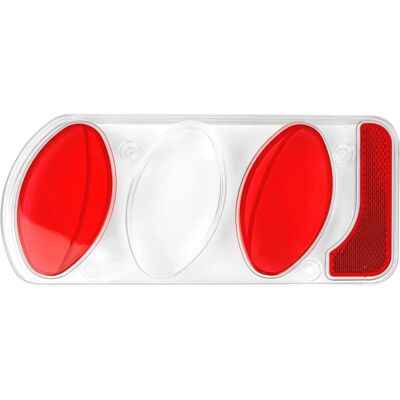EUFAB Modèle - Plexiglas de rechange transparent pour feu arrière EUFAB Modèle - Plexiglas de rechange transparent pour feu arrière