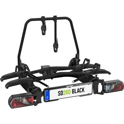 EUFAB Fahrradträger 2 Fahrräder SD260 Schwarz - Anhängerkupplung, Schloss EUFAB Fahrradträger 2 Fahrräder SD260 Schwarz - Anhängerkupplung, Schloss