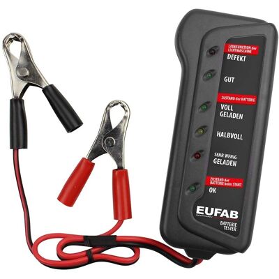 Eufab Car battery tester - 12V, 5x1.6cm - Car battery tester Eufab Car battery tester - 12V, 5x1.6cm - Car battery tester