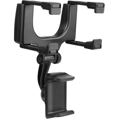 Eufab KFZ Smartphone Halterung - Verstellbar bis 80 mm - Universelle Spiegelbefestigung Eufab KFZ Smartphone Halterung - Verstellbar bis 80 mm - Universelle Spiegelbefestigung