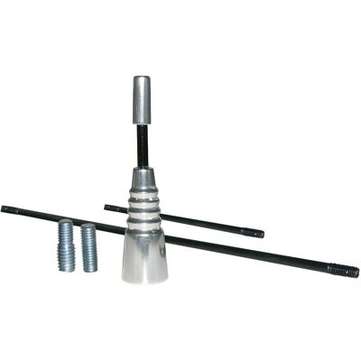 Antenna da Tetto in Alluminio EUFAB - Design Sportivo - Adatta per Filetti da 5/6mm Antenna da Tetto in Alluminio EUFAB - Design Sportivo - Adatta per Filetti da 5/6mm