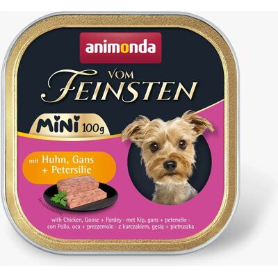 Animonda Vom Feinsten mokra karma dla psów Kurczak Gęś Pietruszka - 100 g Animonda Vom Feinsten mokra karma dla psów Kurczak Gęś Pietruszka - 100 g