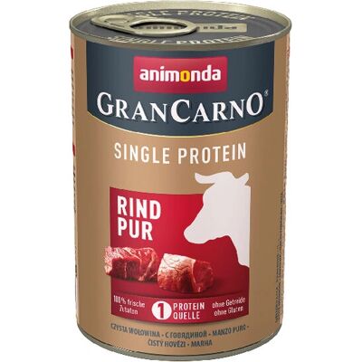 Animonda GranCarno Egyedi fehérjés marhahúsos kutyaeledel | 6 x 400g Animonda GranCarno Egyedi fehérjés marhahúsos kutyaeledel | 6 x 400g