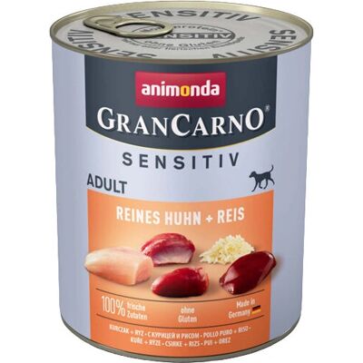 Mâncare umedă pentru câini Animonda GranCarno 82447 - Sensibil, Pui și Orez Mâncare umedă pentru câini Animonda GranCarno 82447 - Sensibil, Pui și Orez