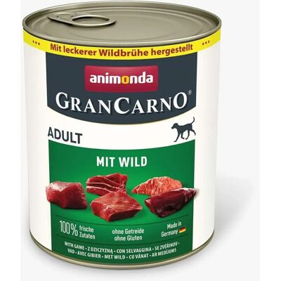 Animonda GranCarno Adult Hundefutter - Natürliches Fleisch - 400G Animonda GranCarno Adult Hundefutter - Natürliches Fleisch - 400G