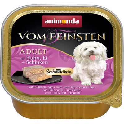 Animonda Vom Feinsten - Tálka - Felnőtt - Gourmet íz - Csirke, Tojás + Sonka - Kutyaeledel Animonda Vom Feinsten - Tálka - Felnőtt - Gourmet íz - Csirke, Tojás + Sonka - Kutyaeledel