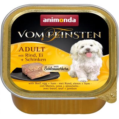 Animonda Vom Feinsten Nötkött Ägg Skinka Hundfoder - Vuxen Animonda Vom Feinsten Nötkött Ägg Skinka Hundfoder - Vuxen