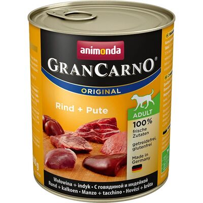 Animonda GranCarno Original Adult - Wołowina - Indyk - Mokre karma dla psów Animonda GranCarno Original Adult - Wołowina - Indyk - Mokre karma dla psów